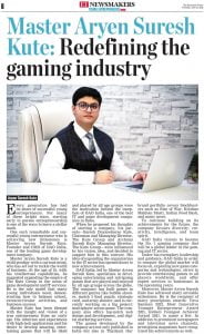 Master Aryen Suresh Kute – Redefining The Gaming Industry
